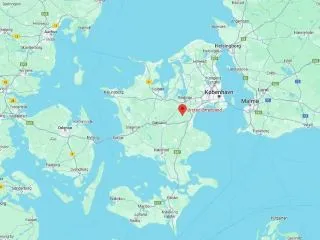 Lage von Ørsted Outdoor auf Seeland in Dänemark