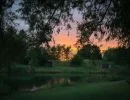 Naturcamping solnedgang