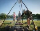 Naturcamping b&aring;l mad