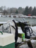 Vinter fiskeri i Ørsted Ørredvand