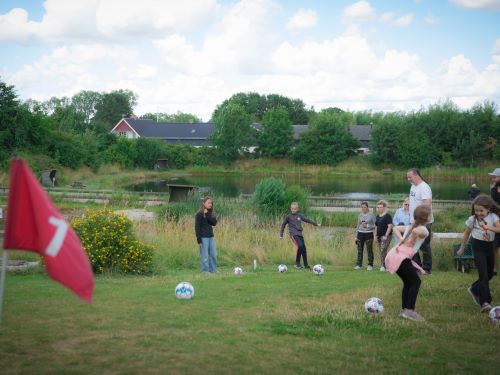 Naturcampingplads med mulighed for forboldgolf