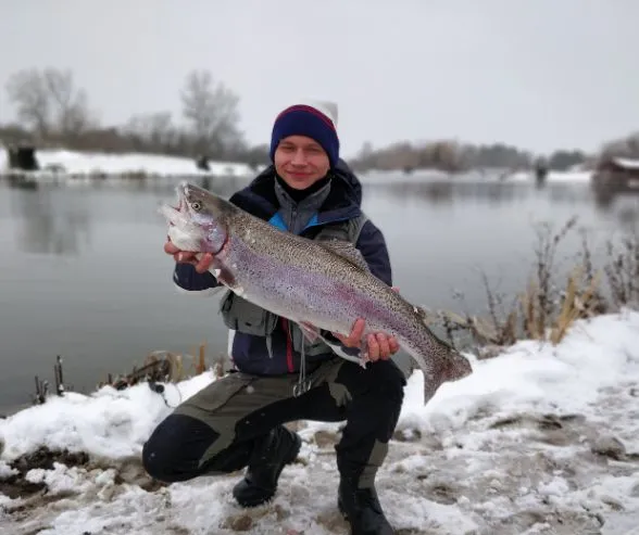 Vinter fiskeri i Ørsted Outdoor