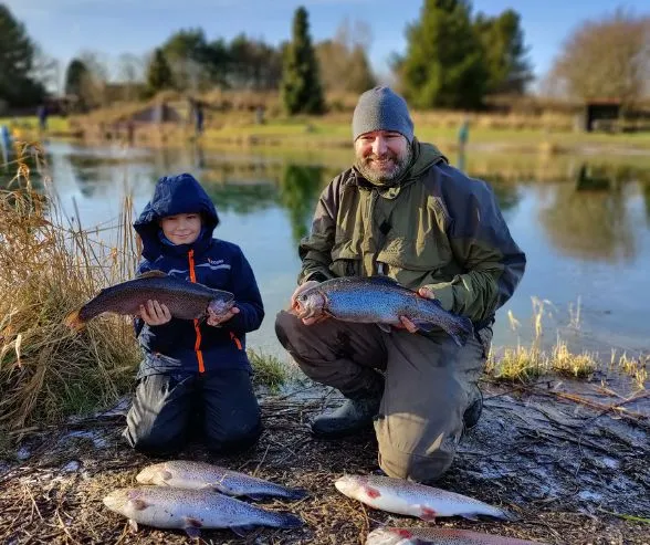 Vinter fangster i Ørsted Outdoor